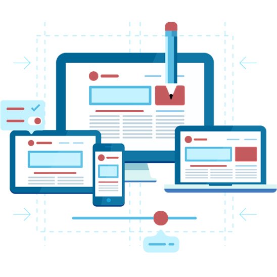 Web design illustration